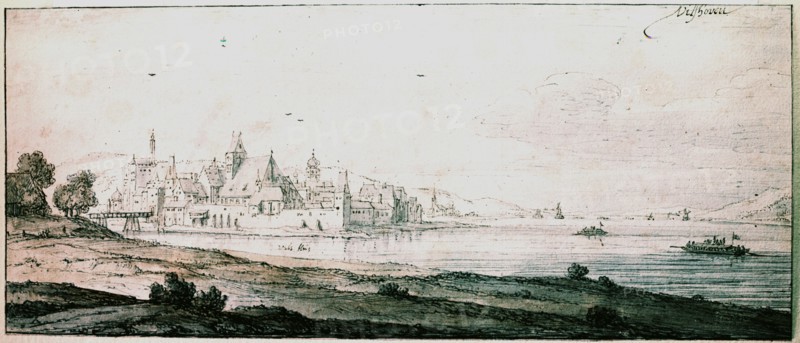 Drawing by the Bohemian artist Vaclav Hollar (13/7/1607   25/3/1577)