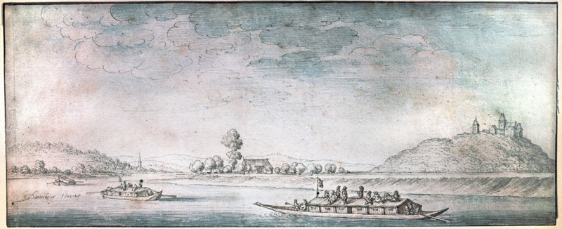 Drawing by the Bohemian artist Vaclav Hollar (13/7/1607   25/3/1577)