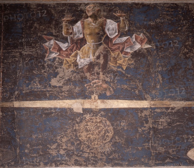 Allegorical representation of the signs of the zodiac from the 'Palace of Joy', by Cosme Tura