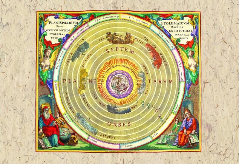 Ptolemaic Understanding of the Universe 1660