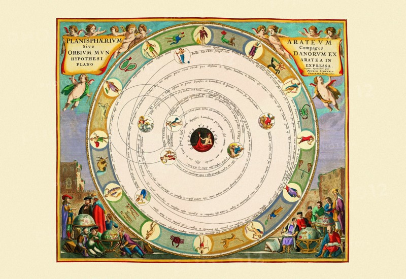 Planispherium Arateum 1660