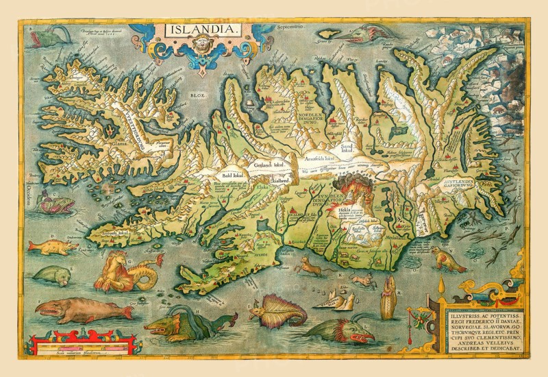 Map of Iceland 1602