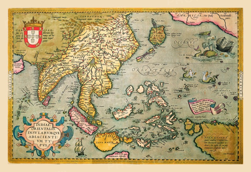 Map of South East Asia 1602