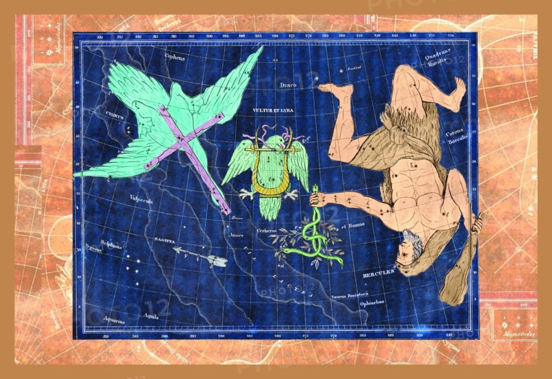 Cygnus, Vultur and Hercules #1 1824