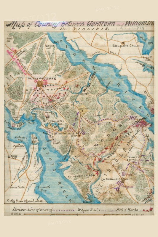 Williamsburg or Peninsular Campaign 1862