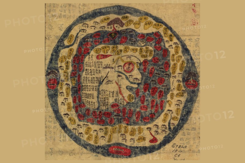 Ming China Map of the World 1800