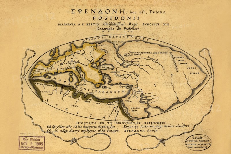 Dionysius in the world traveled by the Greeks  1630