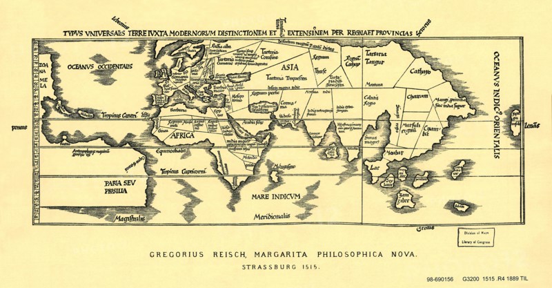 Early World Map 1525
