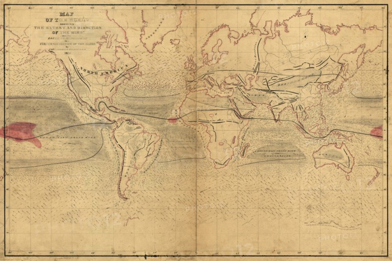 World Winds in Navigation 1850