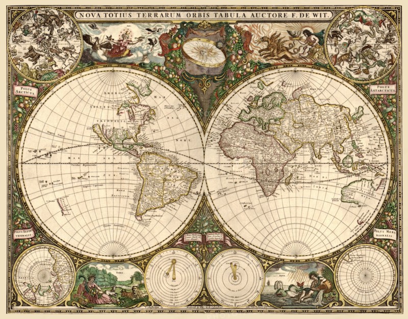World Map 1660