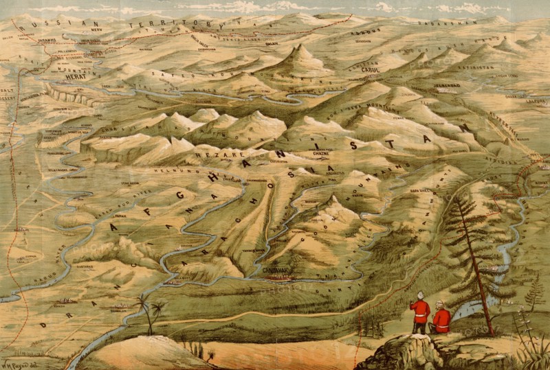 Afghanistan & the approaches to India 1900
