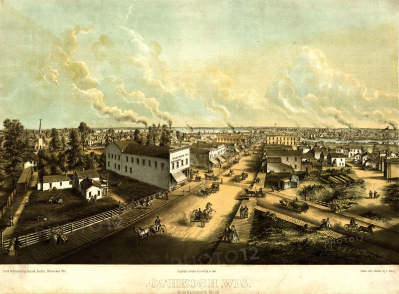 Oshkosh, Wisconsin 1850 1850