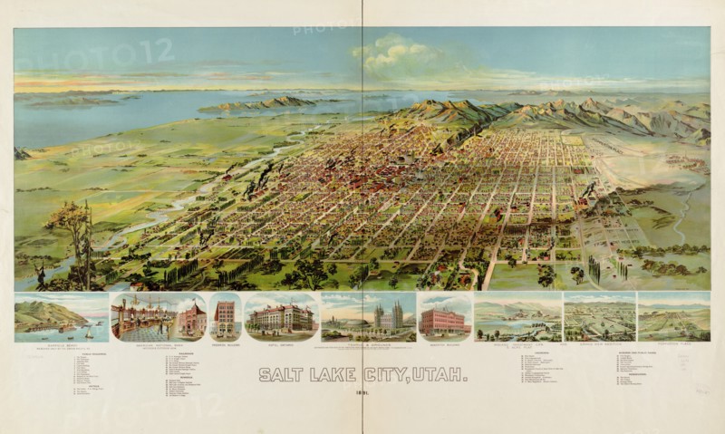 St. Lake City, Utah 1891 1891