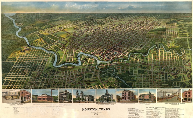 Houston, Texas 1891 1891