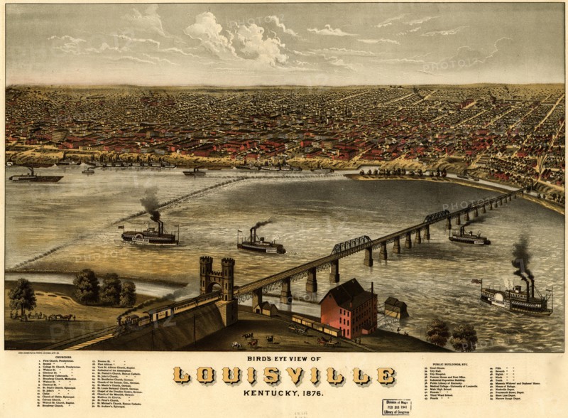 Louisville, Kentucky 1876 1876