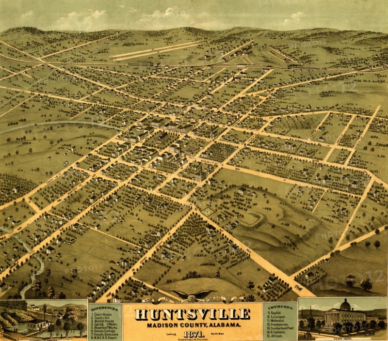 Huntsville, Alabama 1871 1871