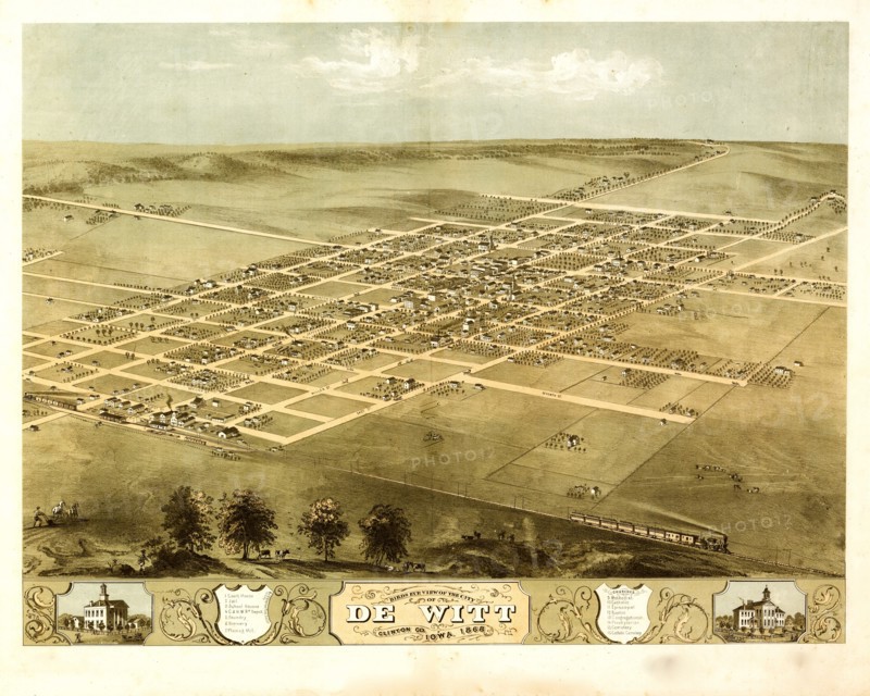 DeWitt. Iowa 1868 1868