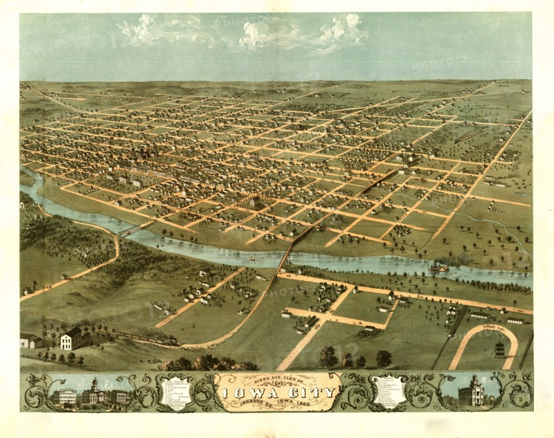 Iowa City, Iowa 1868 1868