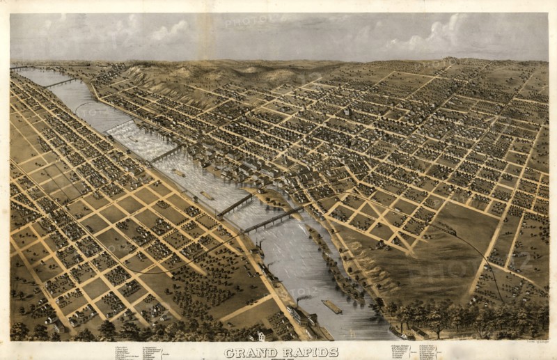 Grand Rapids, Michigan 1868 1868
