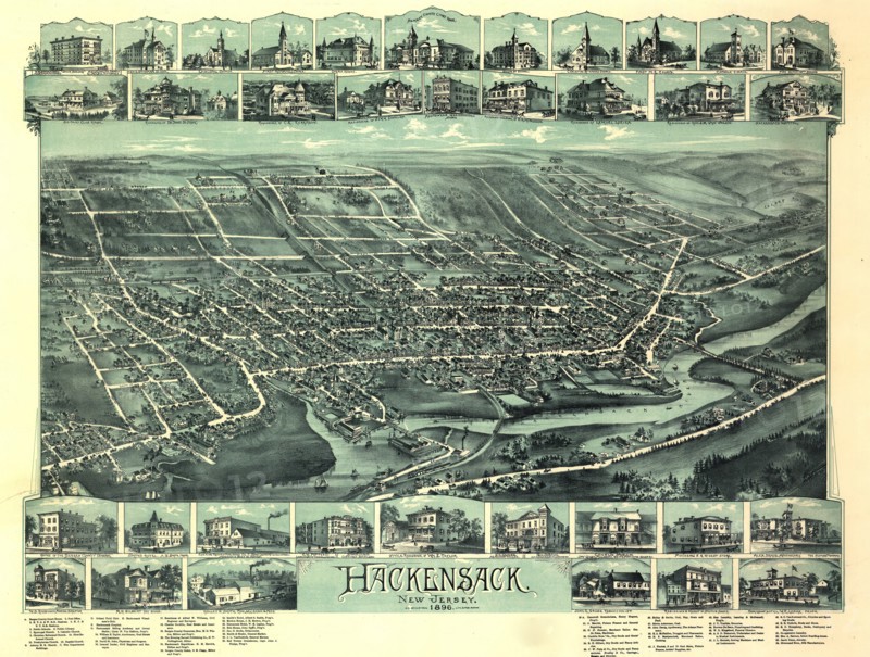 Hackensack, New Jersey 1896 1896