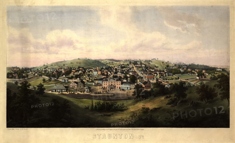 Staunton, Virginia 1857 1857