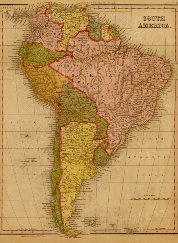 South America - 1844 1844