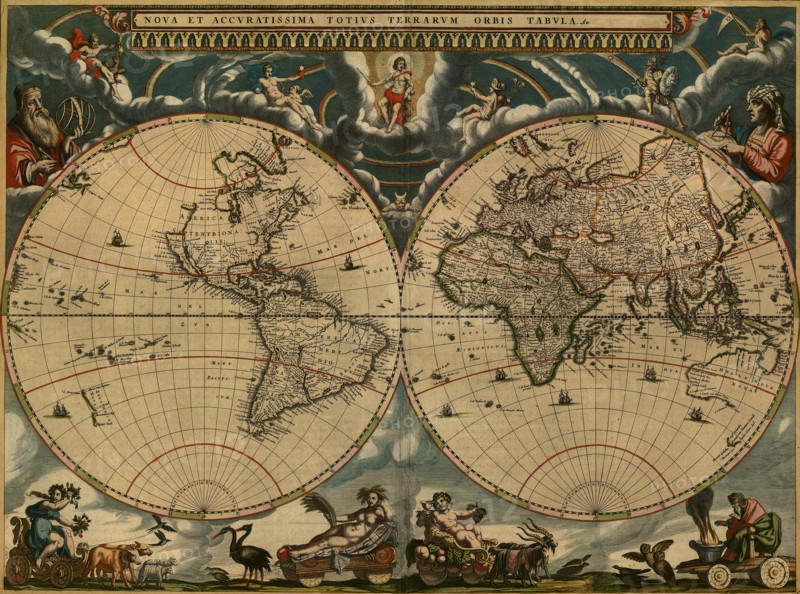 World Map 1664