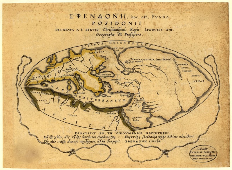 World by Posidonii 100 BCE