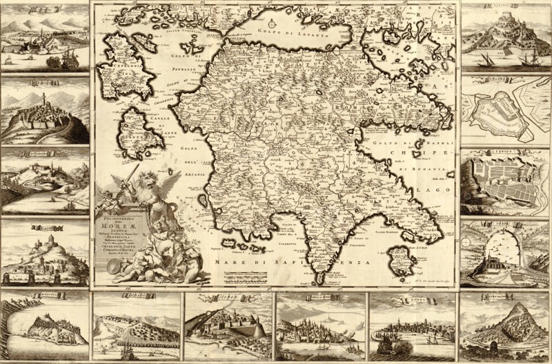 Greece & Peloponnesian 1688
