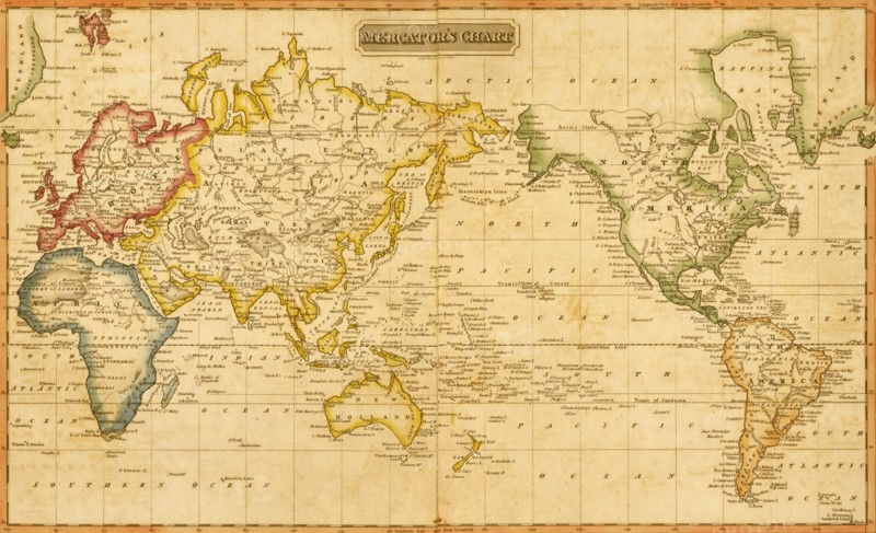 Mercator's Chart -1817