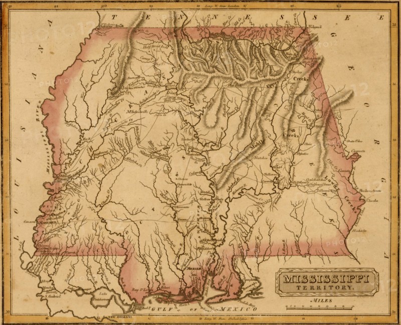 Mississippi Territory - 1817