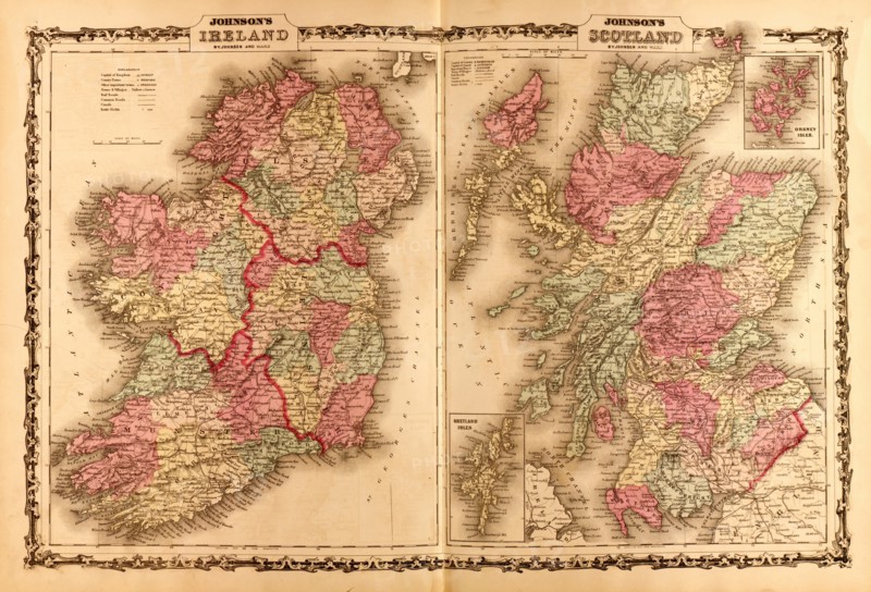 Ireland & Scotland 1862