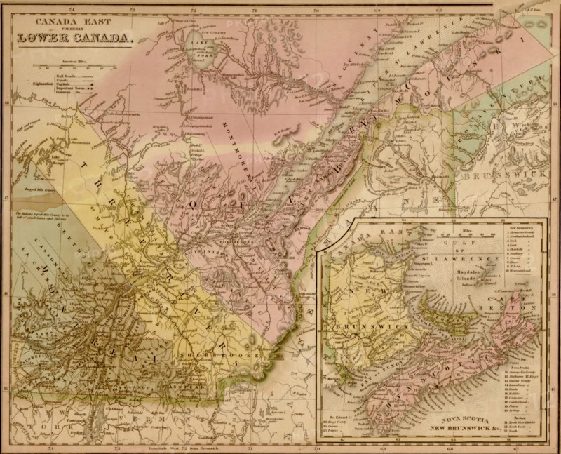 Lower Canada - 1844 1844