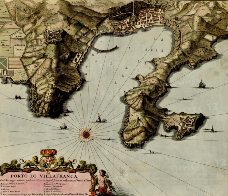 Villa Franca on the Mediterranean - 1700 1700