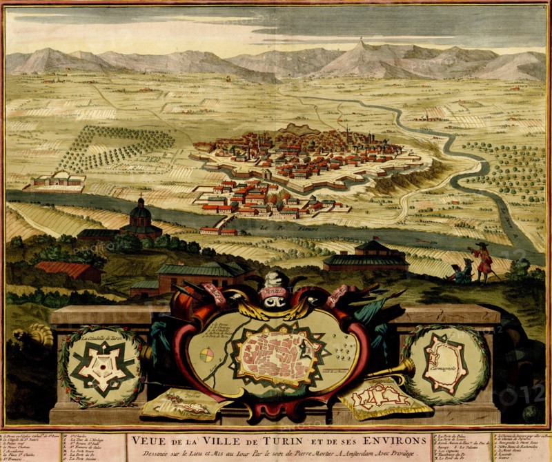 Turin or Torino & Its Envisons - 1700 1700
