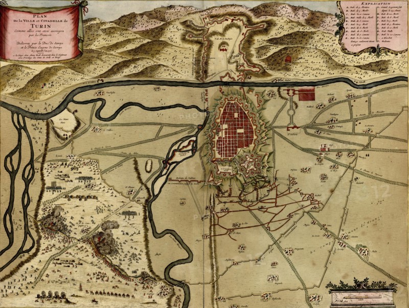 Turin or Torino & Its Envisons - 1700 1700