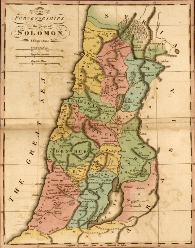 Purveyorships of Solomon - 971 BCE 971 BCE