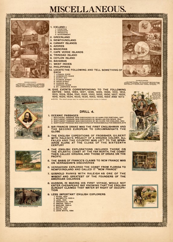 Miscellaneous Explorations 1898