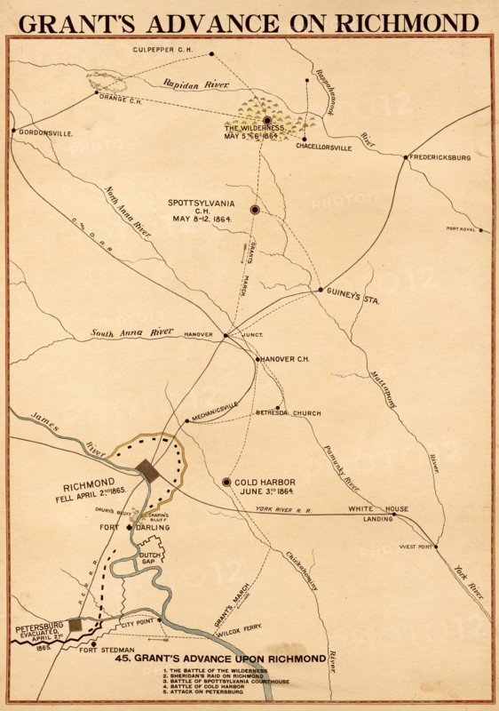 Grants Advance of Richmond 1898