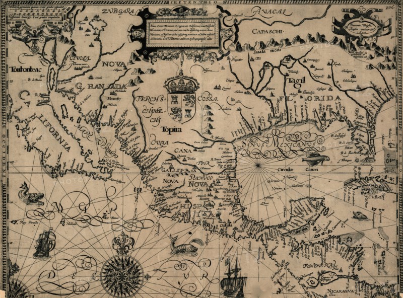 New World over which Spain Governs 1600