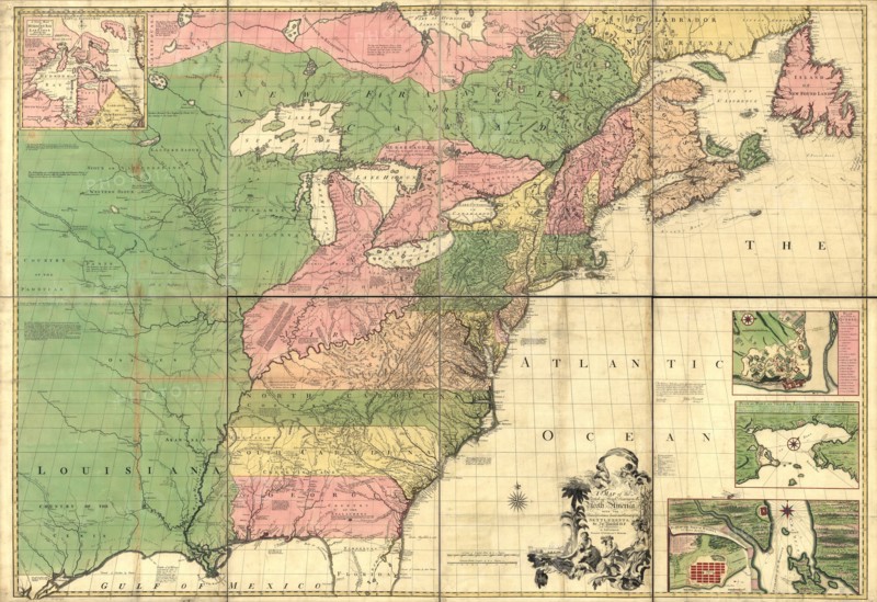 British and French dominions in North America -1755 1755