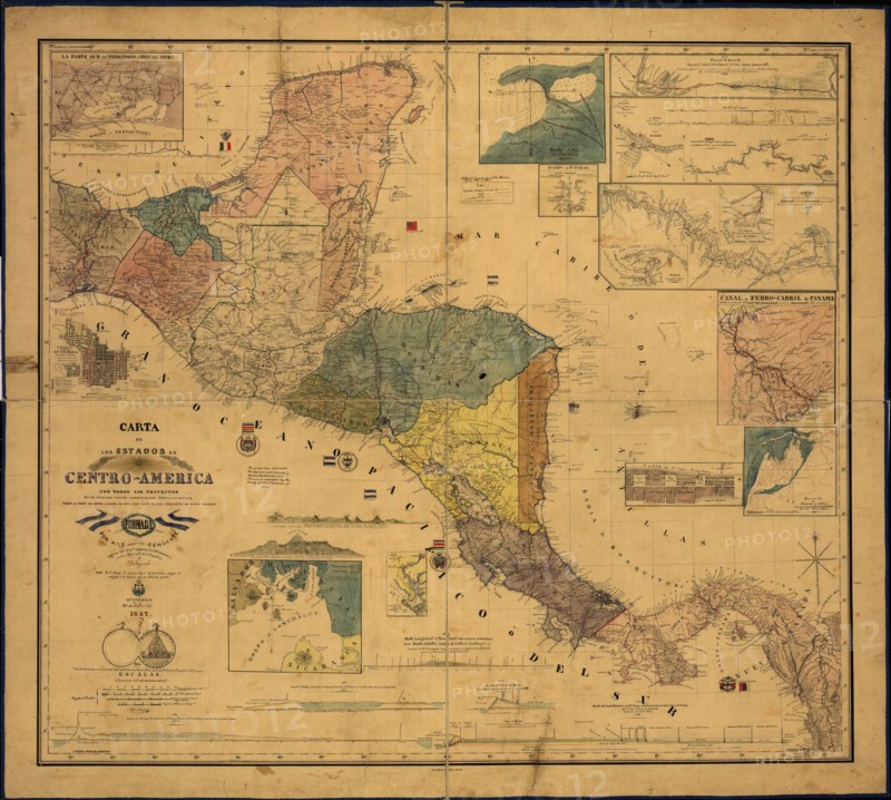 States of Central America - 1862