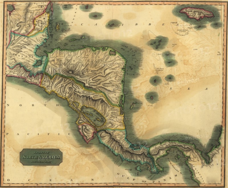Spanish Central America 1816