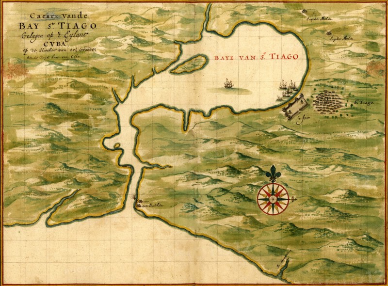 Cuba, Santiago Bay 1639