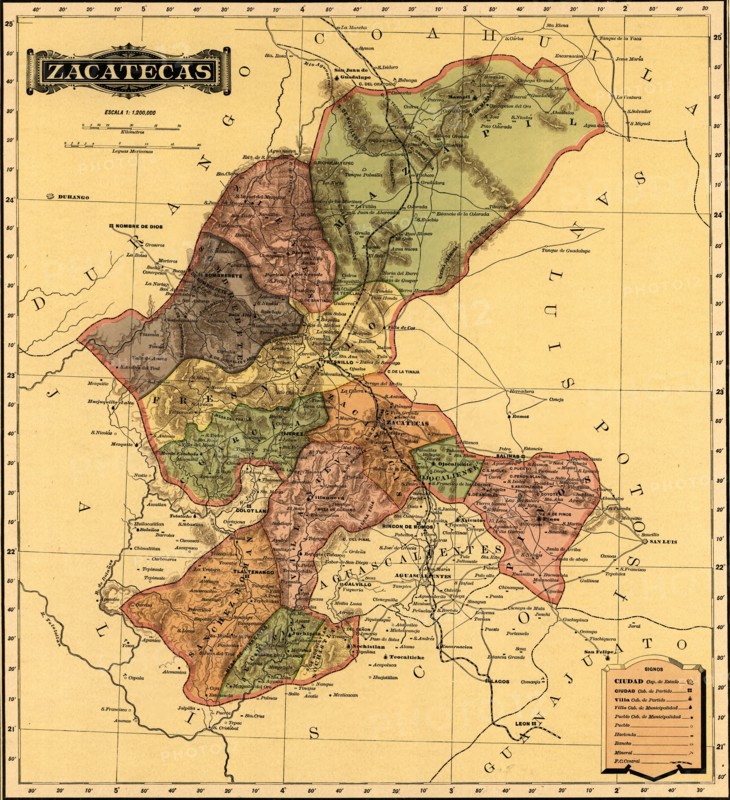 Zacatecas - 1844 1884