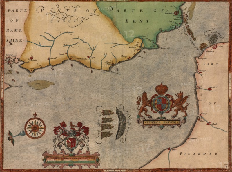 Spanish Expeditions to Invade England - 1596 1595