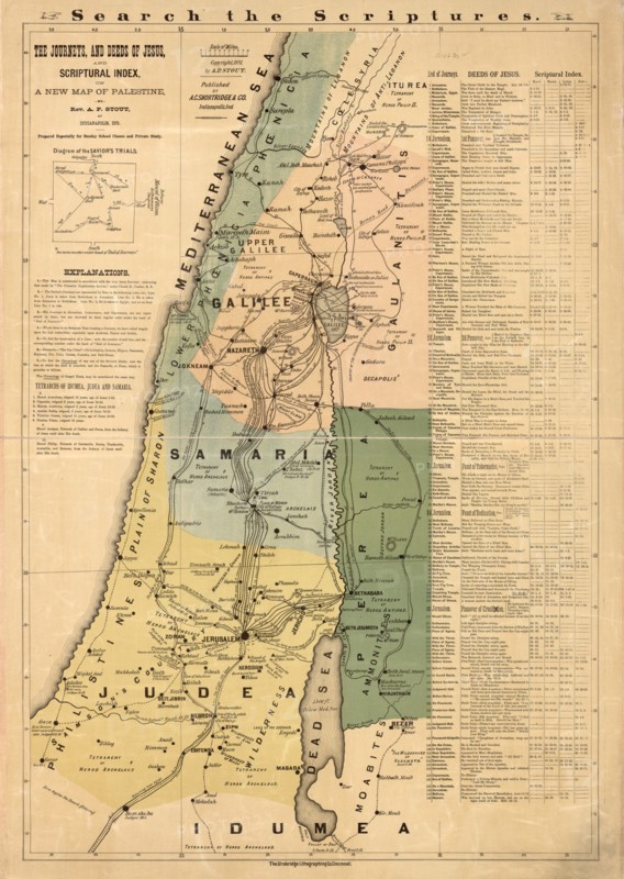 Journeys of Jesus 1881