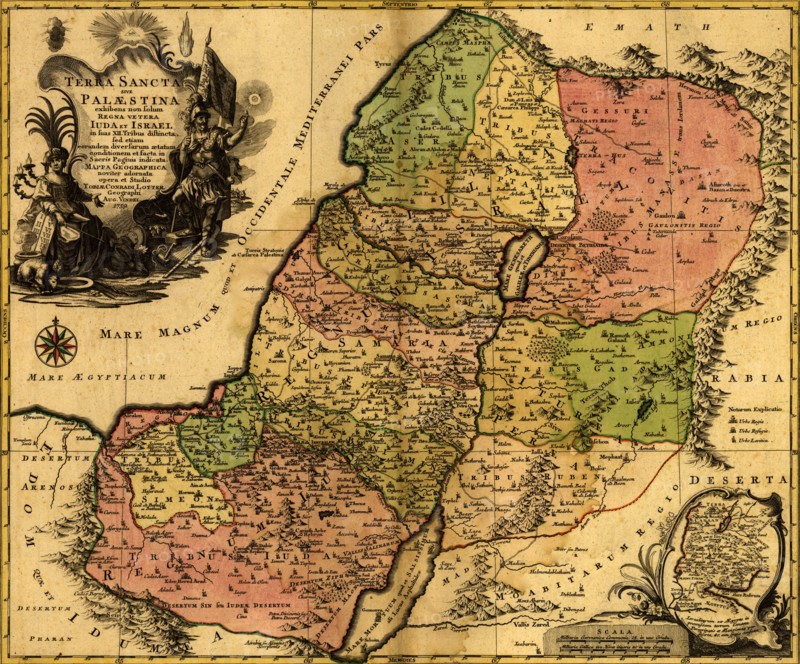 Israel during the Reign of Kings & the Twelve Tribes 1759