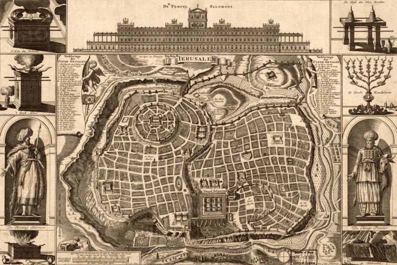Jerusalem & Solomon's Temple 1777