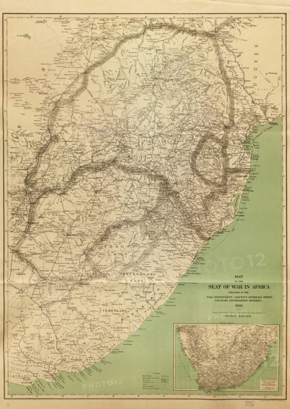 Seat of War in Africa - 1899 1899